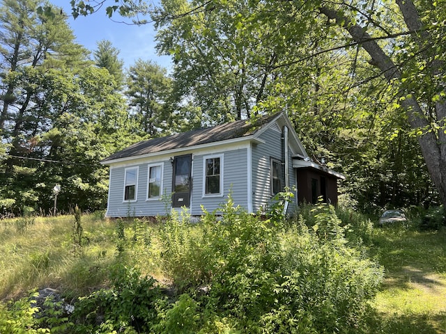 view of home's exterior