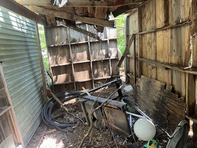 view of storage room