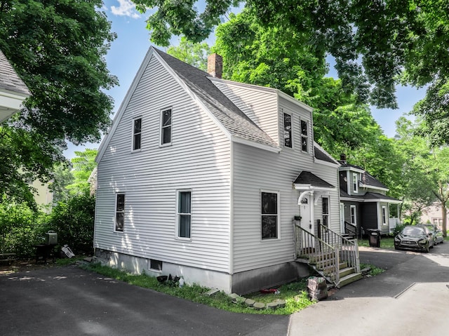 view of front of home