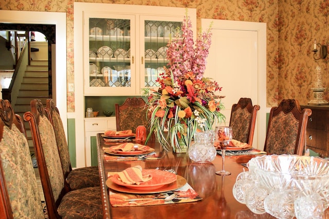 view of dining room