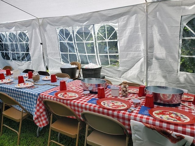 view of dining room