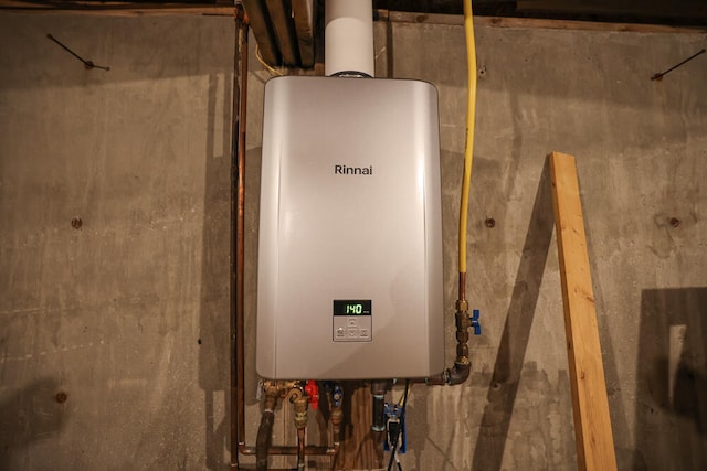 utilities with water heater