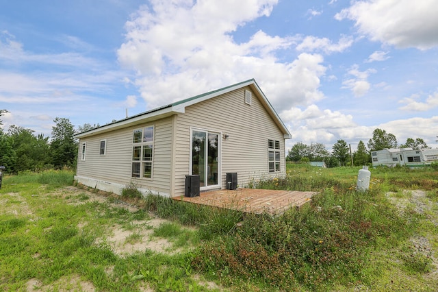 view of back of property