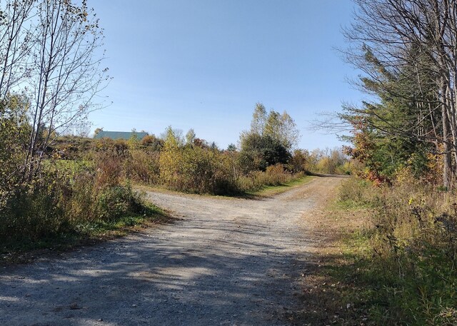 view of road