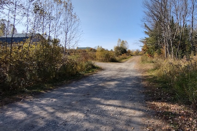 view of road