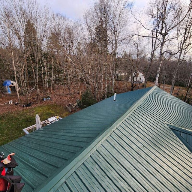 19 Resh Rd, Searsport, ME 04974 - exterior view of a metal roof