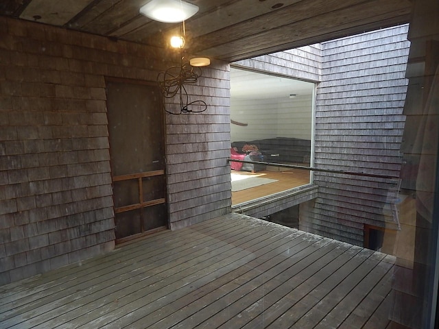 view of sauna / steam room