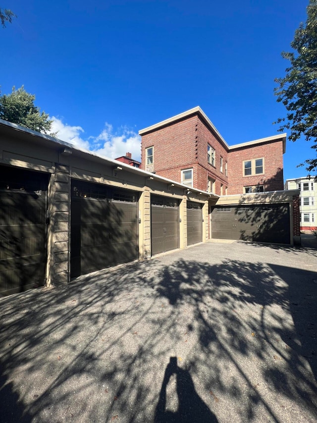 21 Dow St Unit 4, Portland, ME 04102 - view of side of property with community garages
