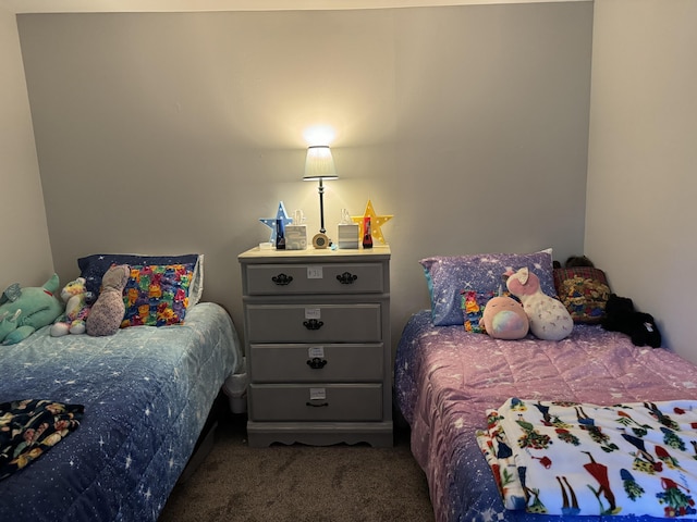 bedroom featuring carpet flooring
