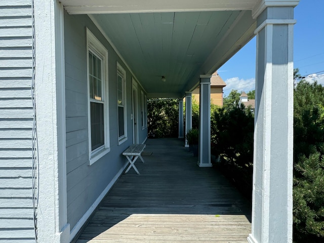 view of deck