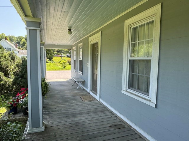 view of deck