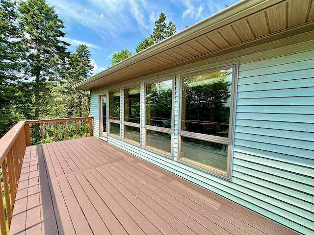 54 Harbor Hills Ln, Addison, ME 04606 - view of wooden deck