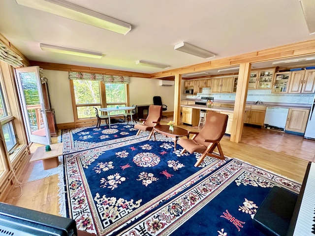 54 Harbor Hills Ln, Addison, ME 04606 - living area with light wood-style flooring
