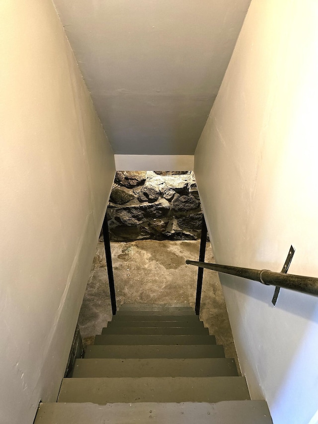 view of staircase