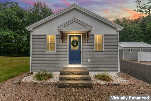 view of front of home