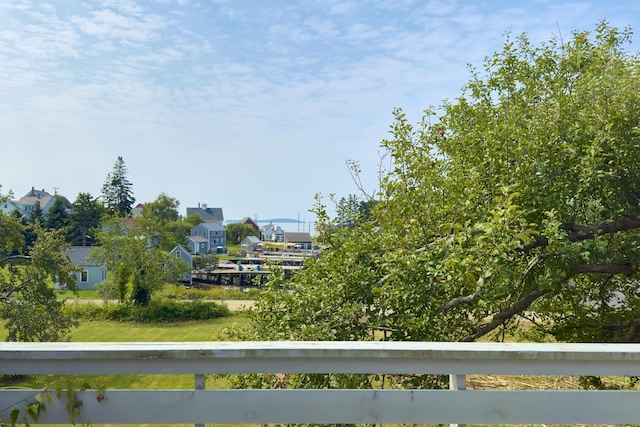 exterior space with a residential view