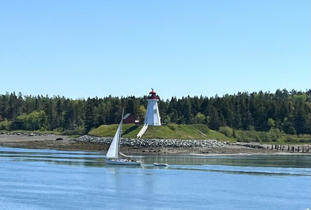 view of water feature