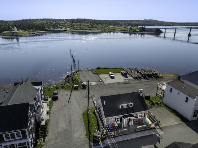20 Water St Unit 2, Lubec, ME 04652 - aerial view of a large body of water