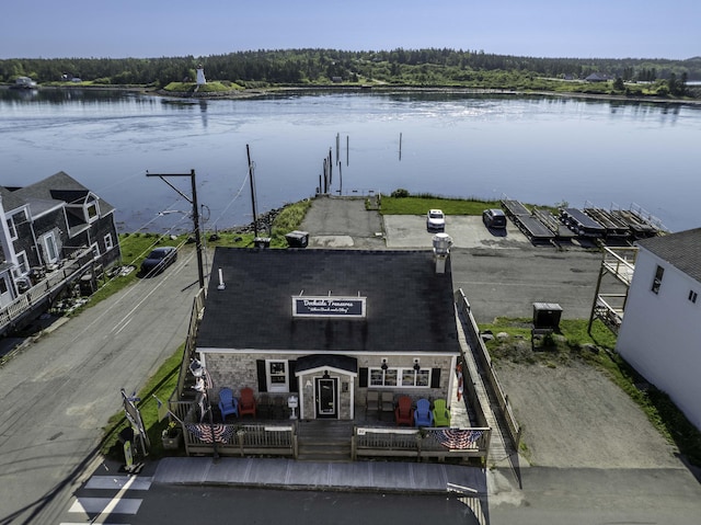 20 Water St Unit 2, Lubec, ME 04652 - drone / aerial view of a nearby body of water