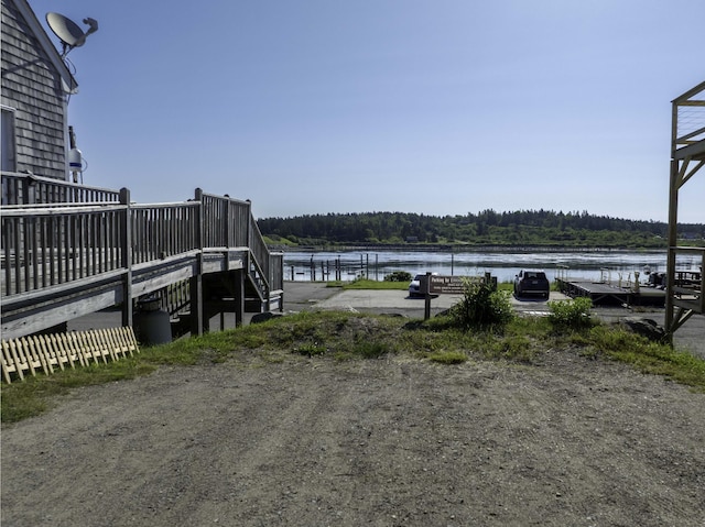 20 Water St Unit 2, Lubec, ME 04652 - view of yard featuring a water view
