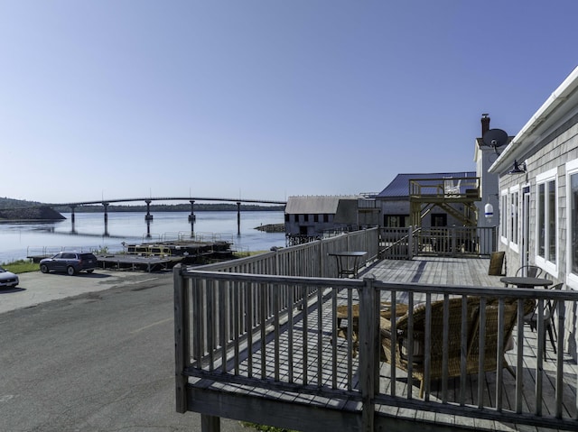 20 Water St Unit 2, Lubec, ME 04652 - deck with a water view