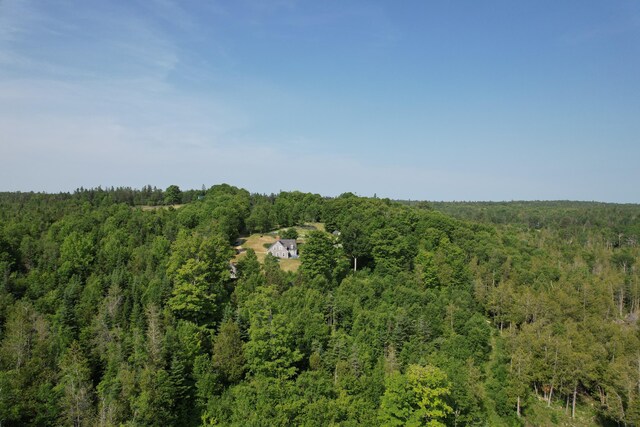38 Kingsbury Ln, Perry, ME 04667 - aerial view of a heavily wooded area