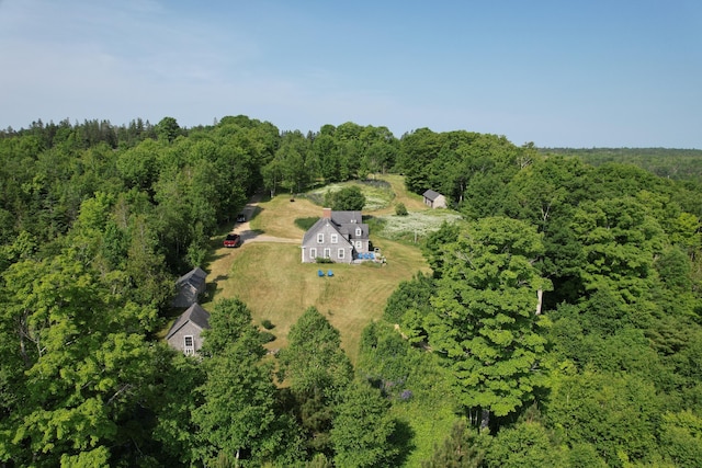 38 Kingsbury Ln, Perry, ME 04667 - view of subject property featuring a heavily wooded area