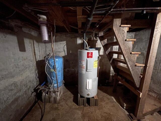 38 Kingsbury Ln, Perry, ME 04667 - utility room with water heater