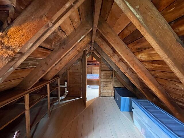38 Kingsbury Ln, Perry, ME 04667 - view of unfinished attic