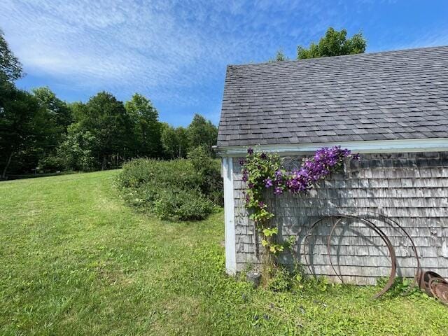 38 Kingsbury Ln, Perry, ME 04667 - exterior view of a shingled roof