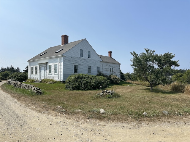 view of home's exterior