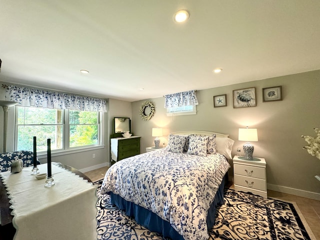 121 Northern Neck Rd, Mount Desert, ME 04660 - bedroom featuring baseboards and recessed lighting
