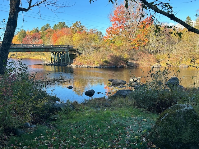 view of water feature