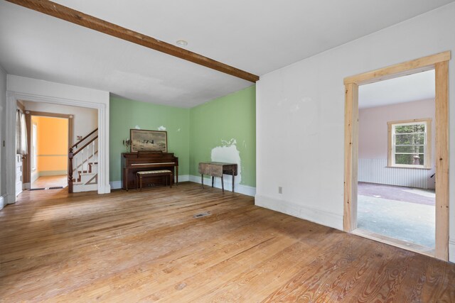 interior space featuring light hardwood / wood-style floors