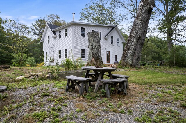 view of back of property