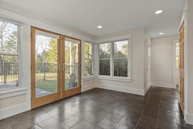 entryway featuring plenty of natural light