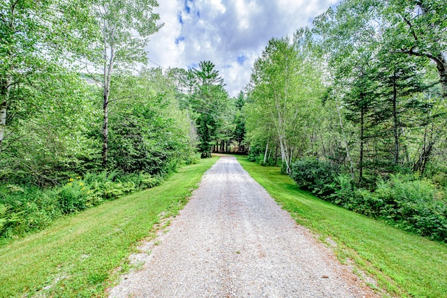 view of road