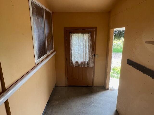 view of doorway to outside