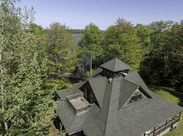 166 Kingfisher Trl, Perry, ME 04667 - view from above of property