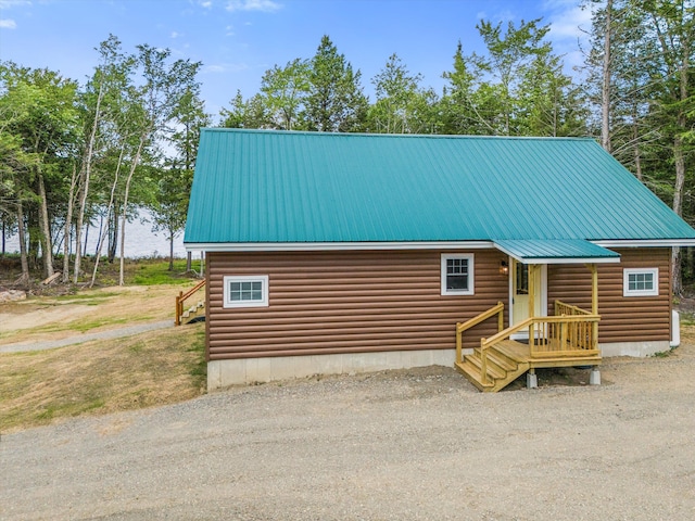 view of cabin