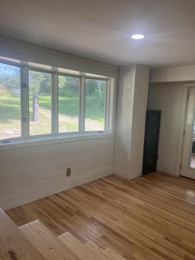 63 Rebel Hill Rd, Merrill, ME 04780 - empty room with light wood-style flooring