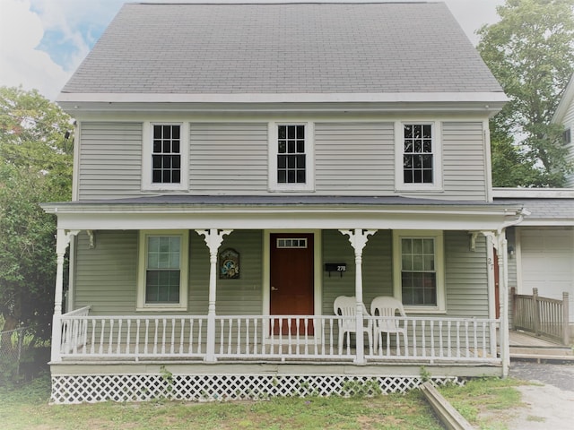 27 Wesley St, Bath, ME 04530 - view of front of house featuring a porch