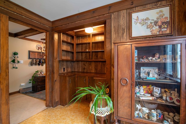 interior space featuring tile patterned floors