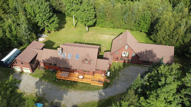 61 Sawyer Pond Highlands, Greenville, ME 04441 - bird's eye view featuring a wooded view