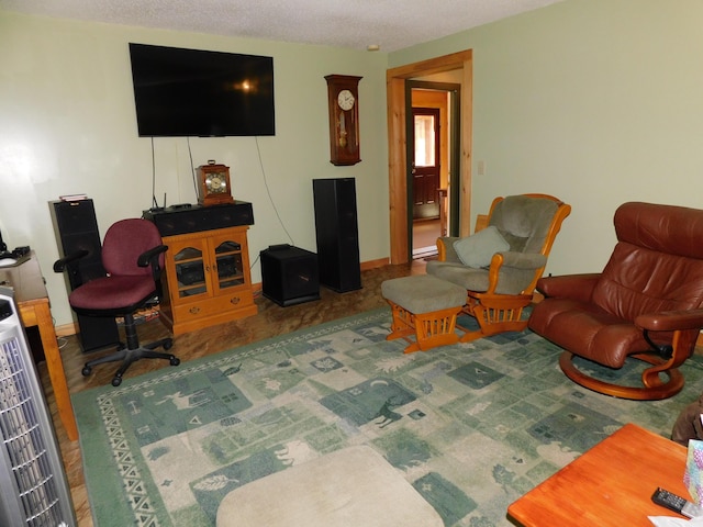 61 Sawyer Pond Highlands, Greenville, ME 04441 - living area featuring carpet flooring and a textured ceiling