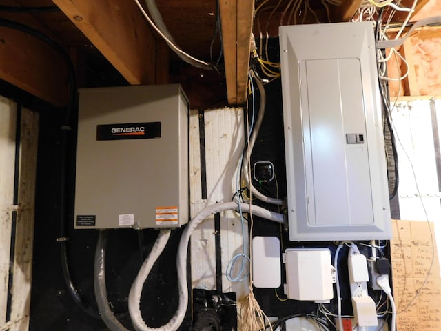61 Sawyer Pond Highlands, Greenville, ME 04441 - utility room featuring electric panel