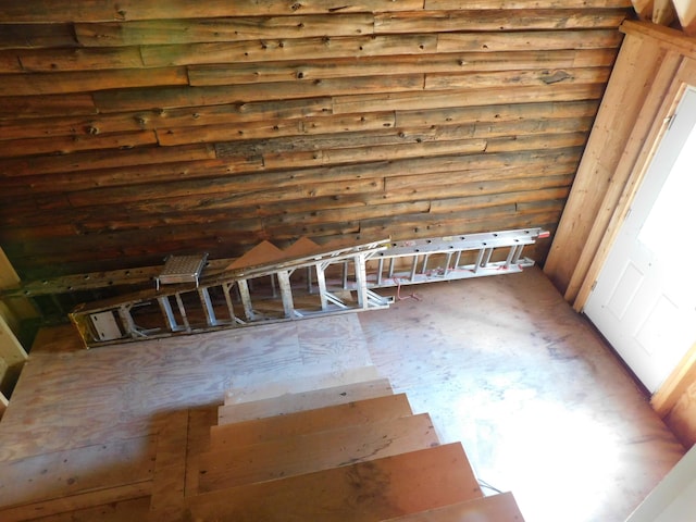 view of attic