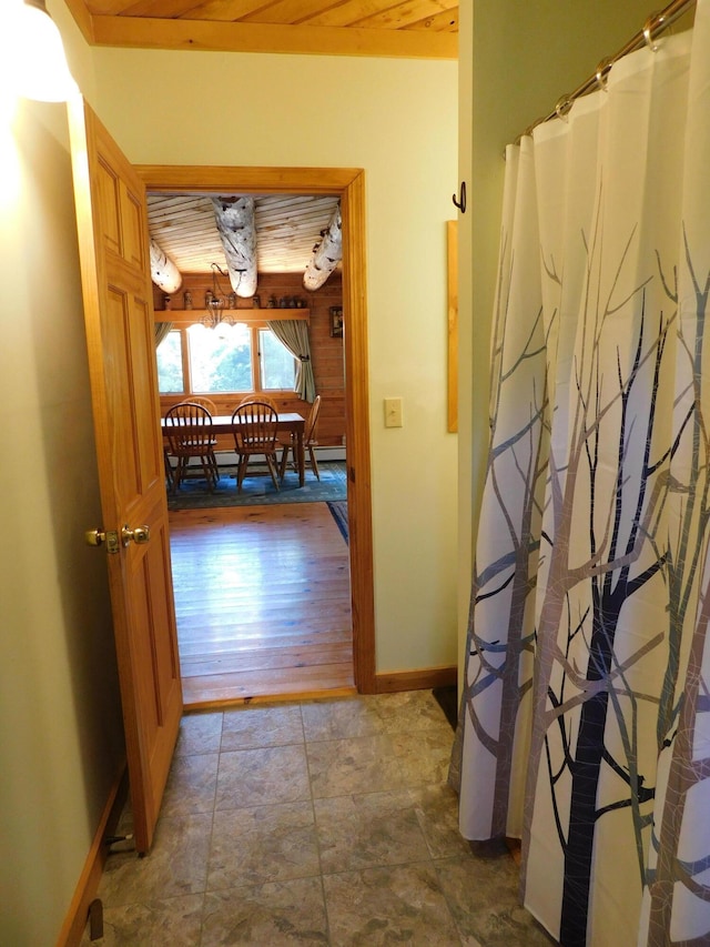 61 Sawyer Pond Highlands, Greenville, ME 04441 - corridor with baseboards