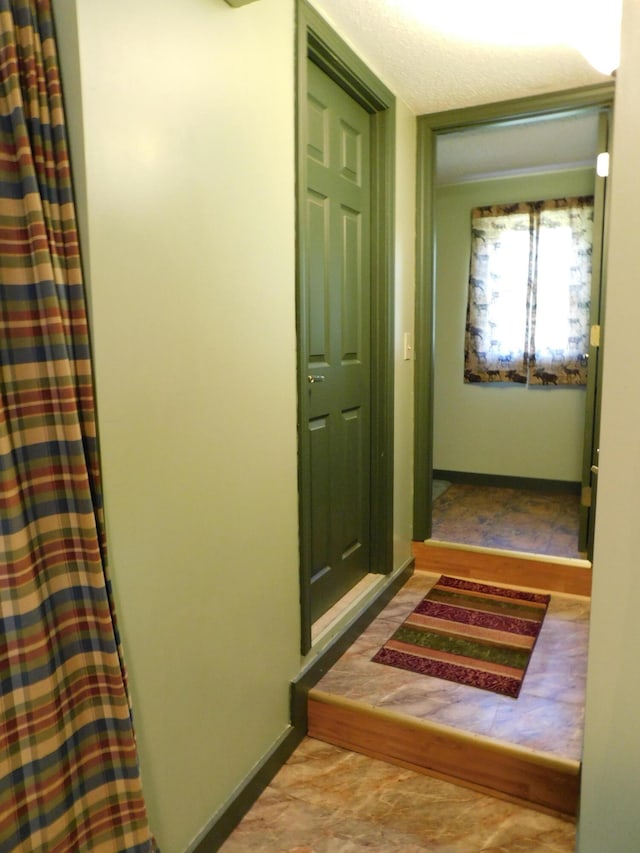 bathroom with tile patterned flooring