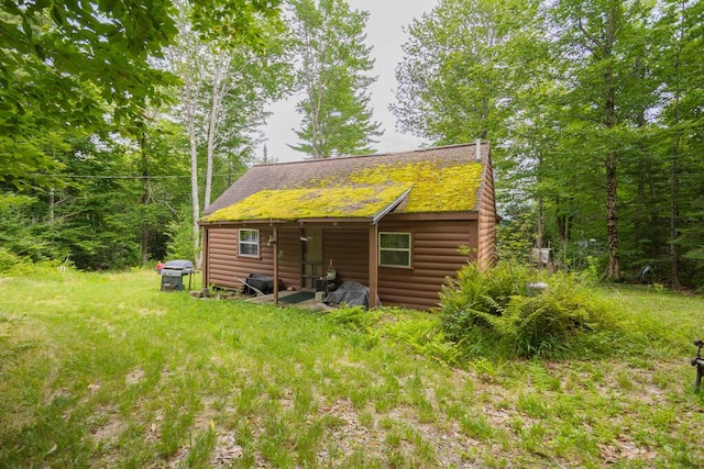 view of back of property